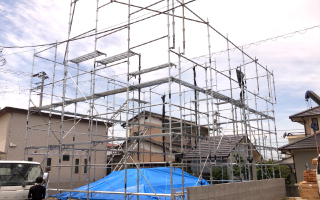 足場解体・撤去